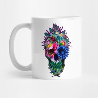 Floral Skull Mug